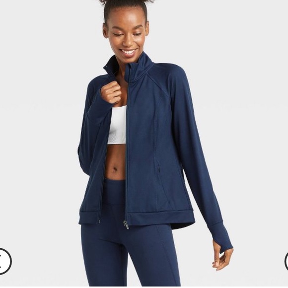 all in motion • athletic zip-front jacket - Picture 2 of 8